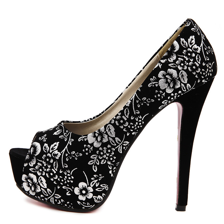 Aliexpress.com : Buy Fashion Red Bottom Shoes For Women Black High ...