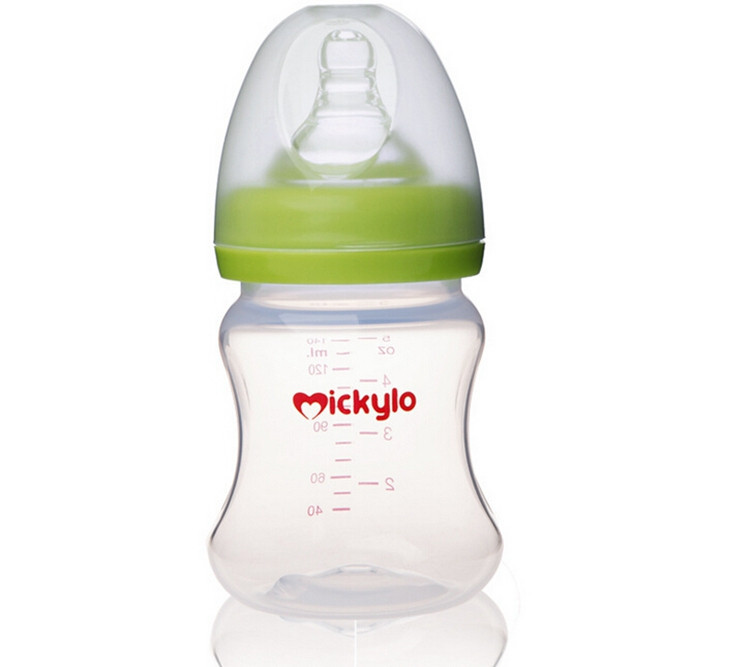 140ML PP Drinking Nursing Bottle Wide Mouth Plastic Baby Feeding Bottle Arc Type Mamaderas High Tempetrature Resistance (9)