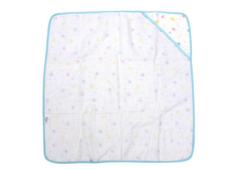7070CM Cute Bear Winter Spring Baby Blankets Newborn Cotton Swaddle Brand Bedding Wrap Summer Infant Bathrobe Blue Pink (9)