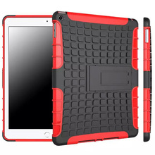 Heavy Duty TPU PC Dual Armor case For iPad air 2 case with stand For iPad