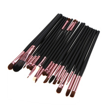 20 Pieces Eyebrow Makeup Brushes Make Up Brushes Beauty Brush Pincel Maquiagem Profissional Maquillaje Pinceaux Maquillage