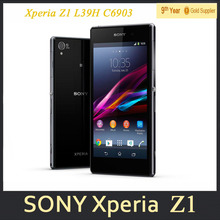 Original Unlocked Sony Xperia Z1 L39H C6903 Mobile Phone Quad-core 3G&4G GPS 5.0” inch 20.7MP Camera Refurbished Android Phone