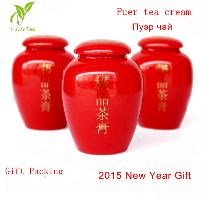 High Quality 60pcs Chinese new year gift tea cream puers chagao jasmonic flavor Gift Packing Pu
