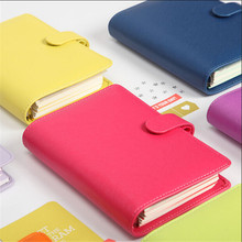 2015 New Dokibook Notebook Candy Color Cover A5 A6 Loose-Leaf Time Planner Organizer Series Personal Diary Daily Memos