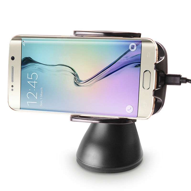 01 Qi Wireless Car Charger Dock Mount