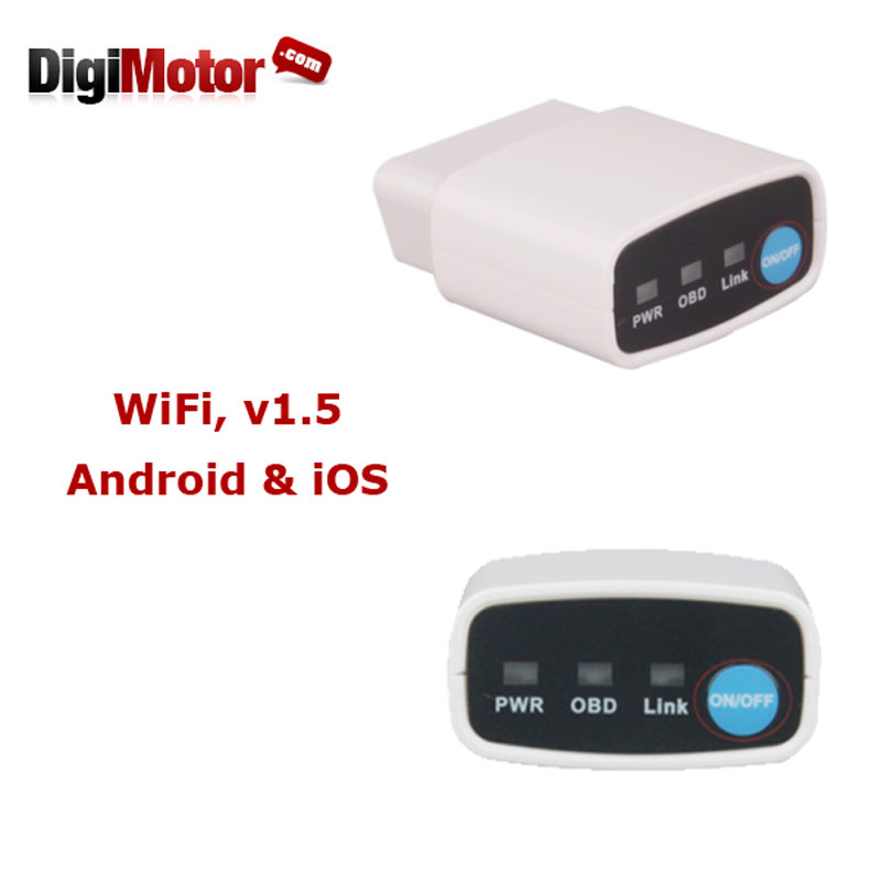 V1.5 ELM 327 -150m OBD2 -wifi ELM327  OBD 2 wi-fi android-ios     Escaner Automotivo  