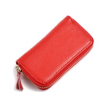 Fashion Luxury unisex Door Car Key genuine Leather Keychain Holder Bag Purse Case Support wholesales