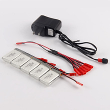 MJX X400 x800 2.4G 4CH RC Quadcopter rc drone 3.7v lipo battery 5PCS li-po battery+ 1pcs li-po battery charger