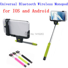 Free shipping Self-Shooting 7 Sections Foldable Wireless Mobile Phone Monopod Suits for ios android Smartphone Holder