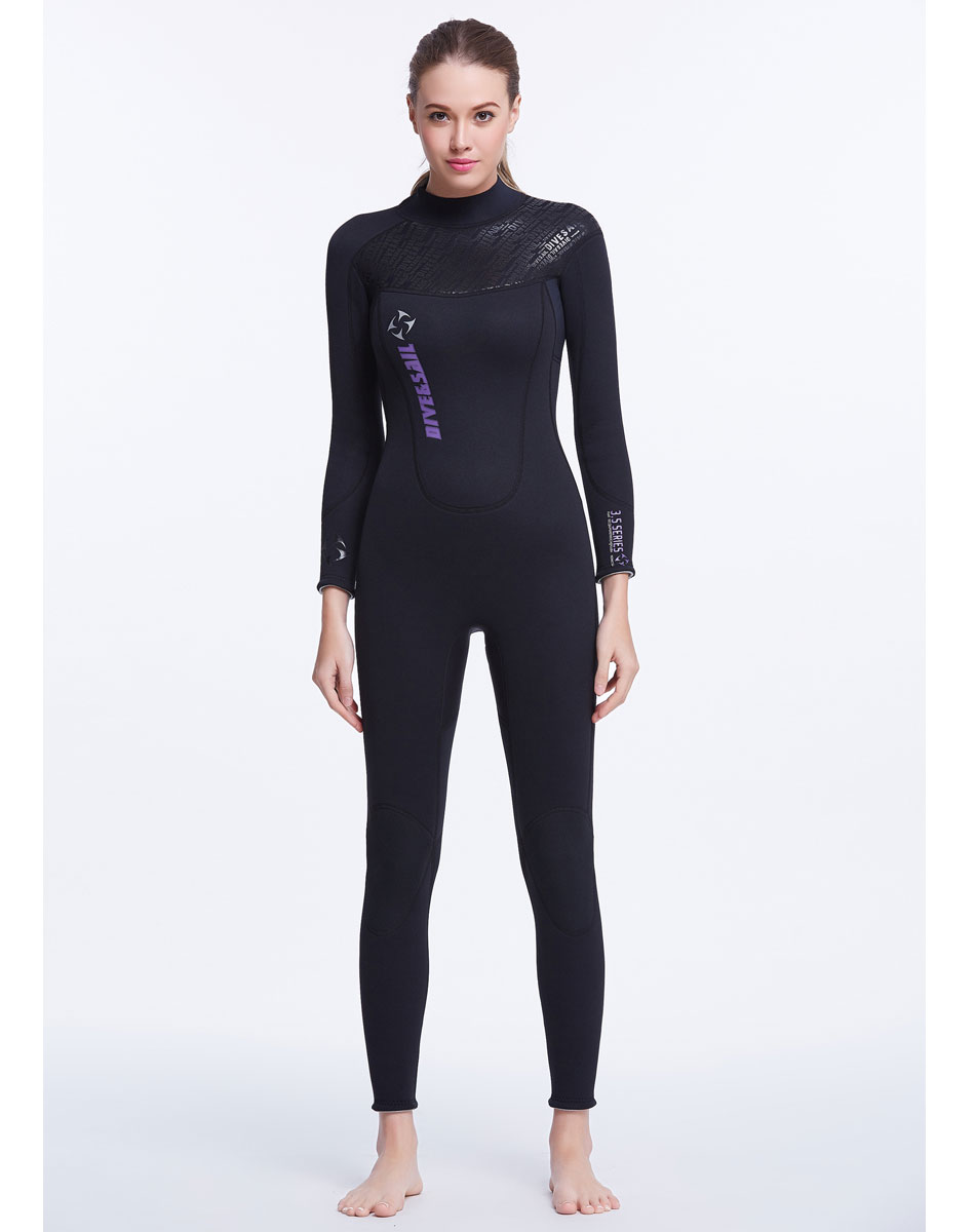 3mm-Neoprene-Women-s-Wetsuit-Back-Zipper