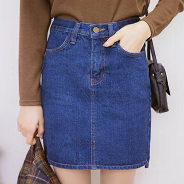Jean Short Skirt 11
