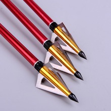 3pcs lot Hunting Crossbow Arrow Broadhead 125Grain with 3 Fixed Blades Archery Bow And Arrow Point