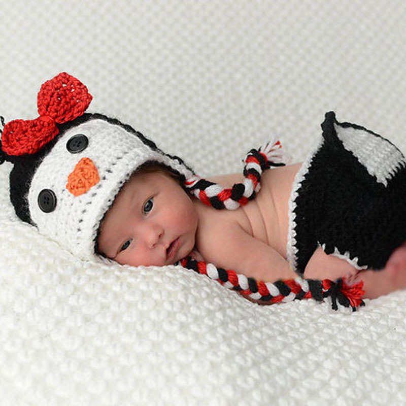 Penguin-Newborn-Photo-Prop-Crochet-Pattern-Baby-Hat-and ...