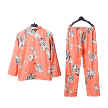 Song Riel autumn 2015 sweet comfortable cotton printed long sleeved pajamas tracksuit suit Ms passionate US