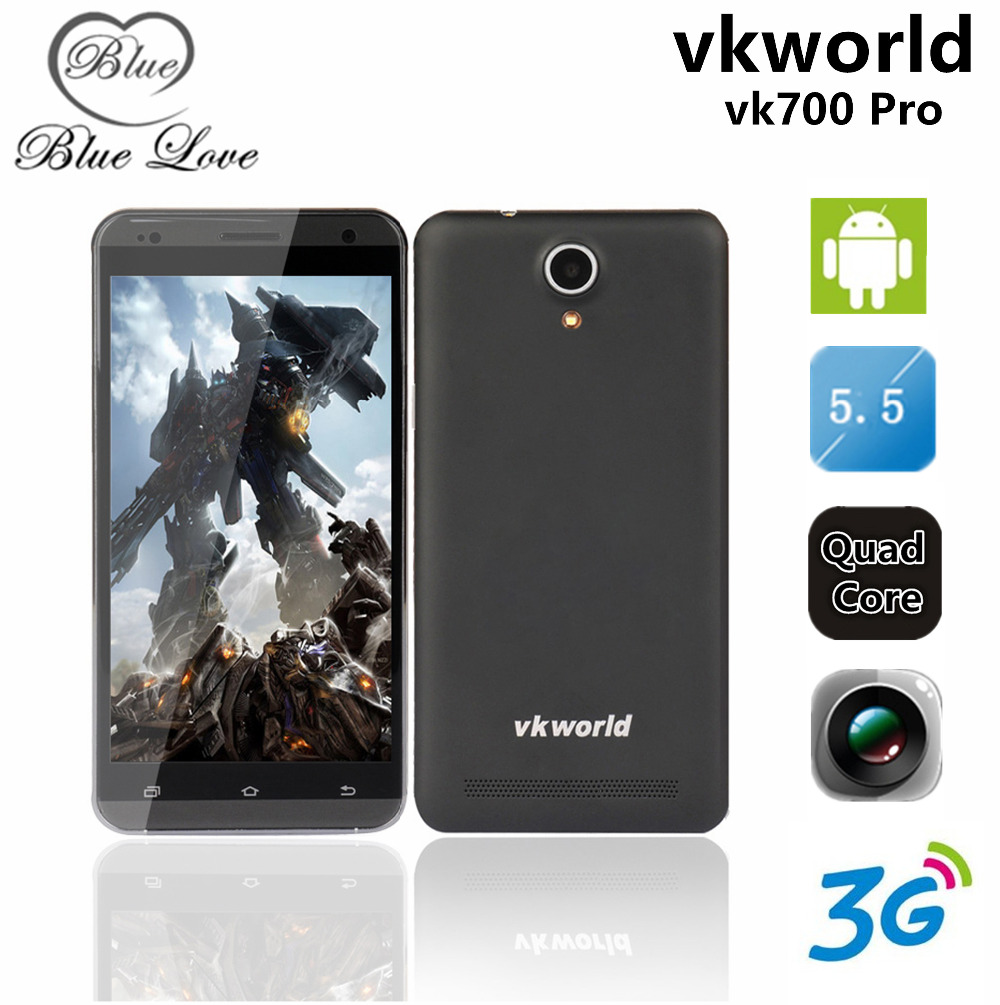 Original Vkworld Vk700 Pro 3G WCDMA MTK6582 5.5