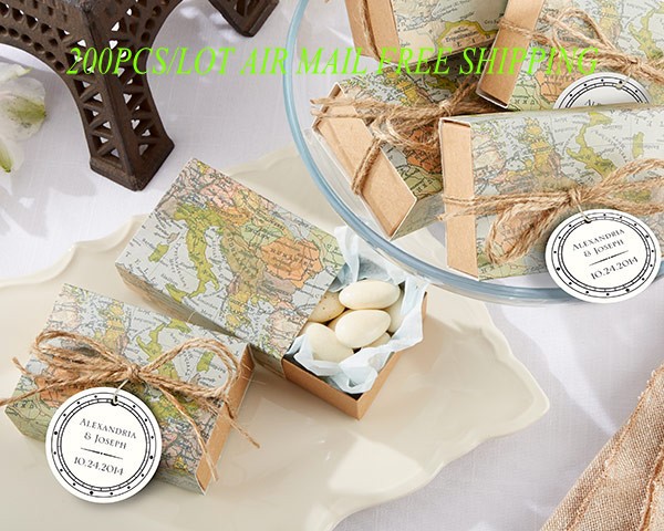 200Pcs/lot) Travel and Adventure theme Wedding Gift of Around the ...