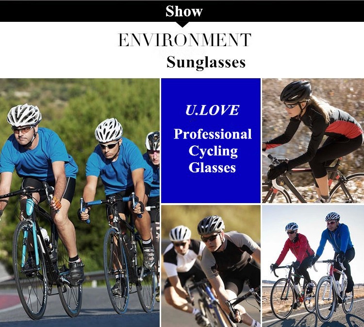 4 In 1 Men Women Cycling Glasses UV400 Outdoor Sports Windproof