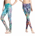 2016 New Arrival Women Yoga Pants Ninth Pants Fitness Sports Running Ninth Leggings Breathable Elastic Fitness