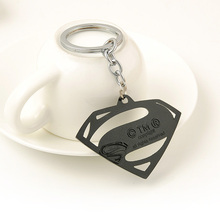 Euramerican Style The Avengers Series Moives Theme Superman Logo Keychain For Keys Trinket Key Holder Present