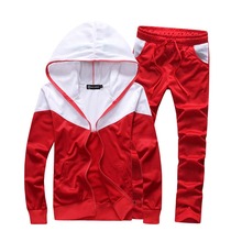 2016 Menswear Brand New Spring Sport Suit Men High Quality Tracksuit Men Casual Sport Suit Set with Hoodeis 4xl 5xl