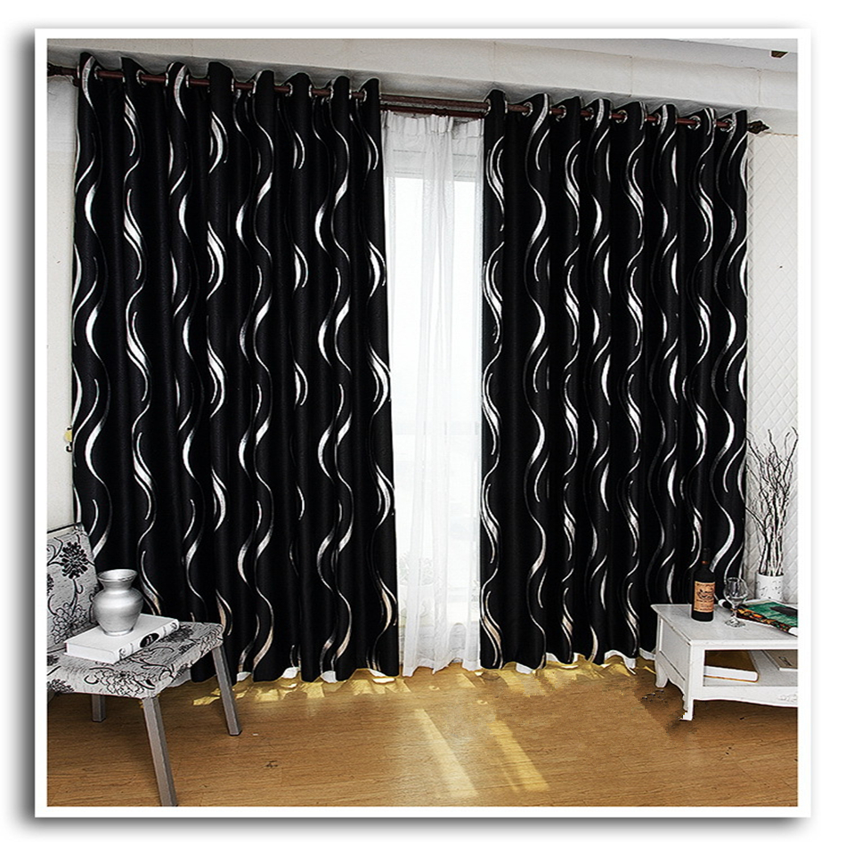 Compra cortinas de la sala de plata online al por mayor de China