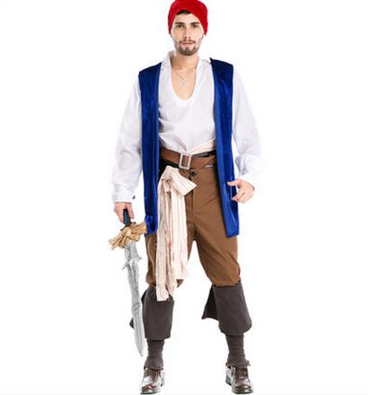 pirate costume pirate party halloween costumes for men funny costumes christmas party clothing cosplay clothes medieval costume