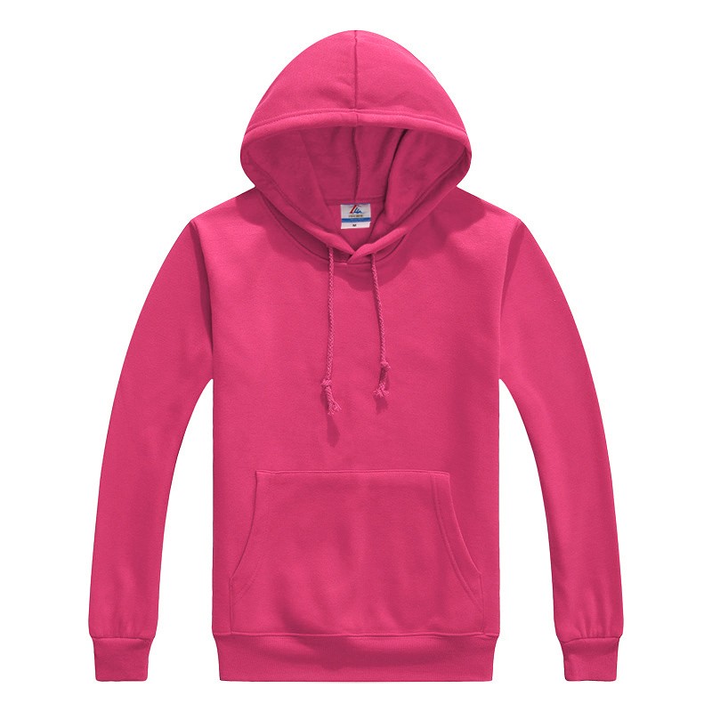 plain hot pink hoodie