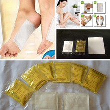10 PCS (5 Pack) GOLD Premium Kinoki Detox Foot Pads Organic Herbal Cleansing Patches (10pcs Patches+10pcs Adhesives)