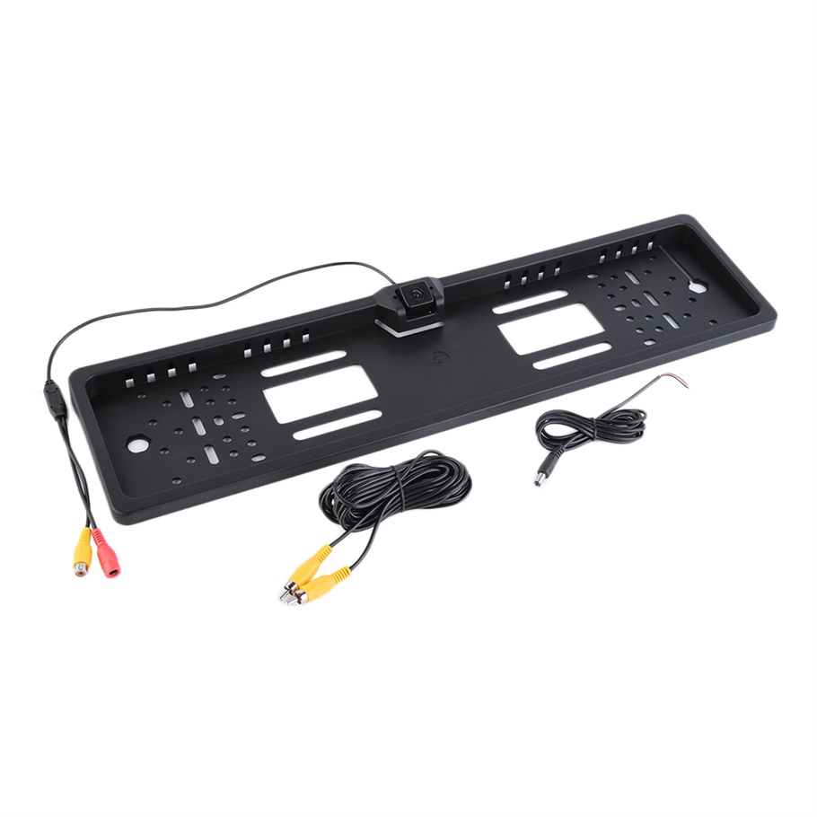Wired License Plate Frame Car Auto Rear View Backup Camera Night Vision Reverse Parking Camera