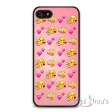 Many Love And Fist Lovely Emoji back skins mobile cellphone cases for iphone 4/4s 5/5s 5c SE 6/6s plus ipod touch 4/5/6