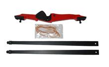 Outdoor Hunting equipment stainless steel bow and arrow is black and white bow