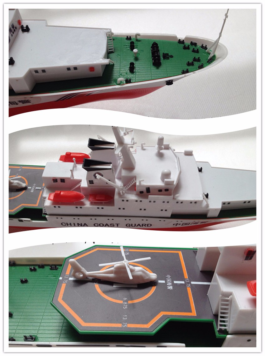 Free shipping China Coast Guard Ship 2.4G Electric Remote Control Ship