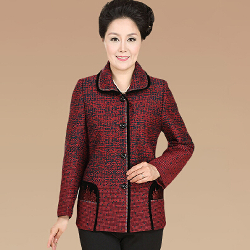 Hot Sale middle-aged women spring autumn patchwork...