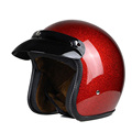 man women casco vintage scooter jet helmet motorcycle helmets pilot open face vespa helmet pare moto