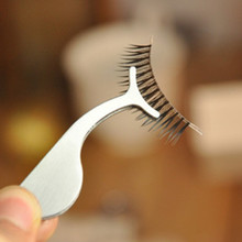 False Fake Eyelashes clip stainless steel Eye Lash eyelash curler Applicator Beauty Makeup Cosmetic Tool