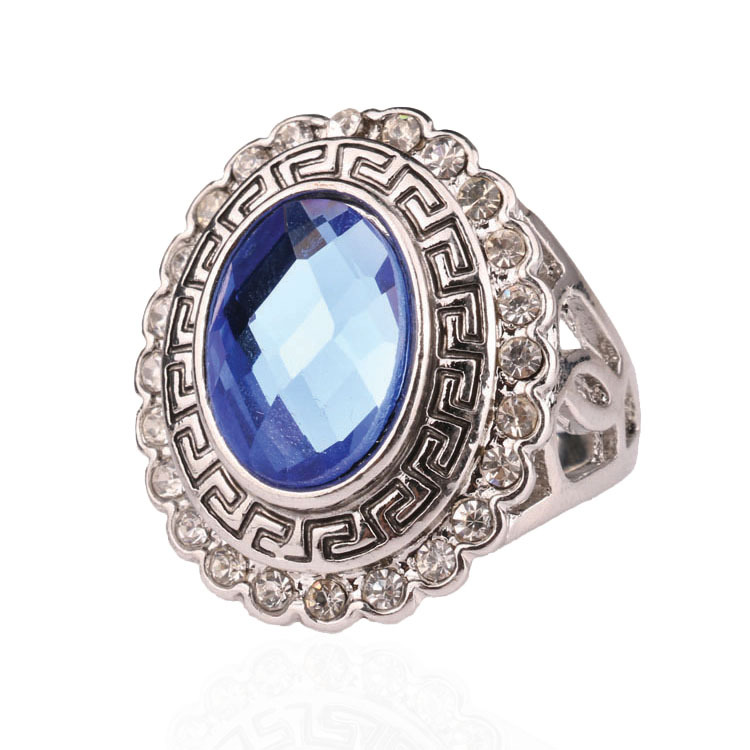 2014 Fashion Accessories For Women Cheap Jewelry Kuniu Lots White Gold Ring RetroFor Women With Crystalls
