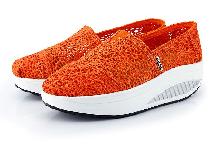2015 summer women fashion shoes breathable shoes muffin Korean shook lose weight shoes female high heel