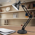 New E27 LED Student study dormitory work office dormitory bedroom arm folding clip night lights table