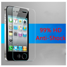 4s on the protective glass Premium Tempered Glass Screen Protector for iPhone 4 4S Toughened protective film with