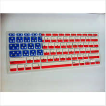 US American flag Stars and Stripes Skin Silicone Protector Keyboard Cover film Guard for Apple Macbook Air 11.6 inch