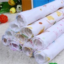 Double Cotton Gauze Baby Apron Baby Bibs Newborn Baby Boys Girls Waterproof Saliva Burp Cloths Feeding Babadores Babador Bandana