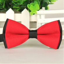 1 piece fashion brand bow tie polyester silk butterfly adjustable wedding bowtie bow ties for men
