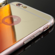 Top Quality Mirror Soft Clear Cases For Apple iphone 6 6S 4 7 inch 6 6s