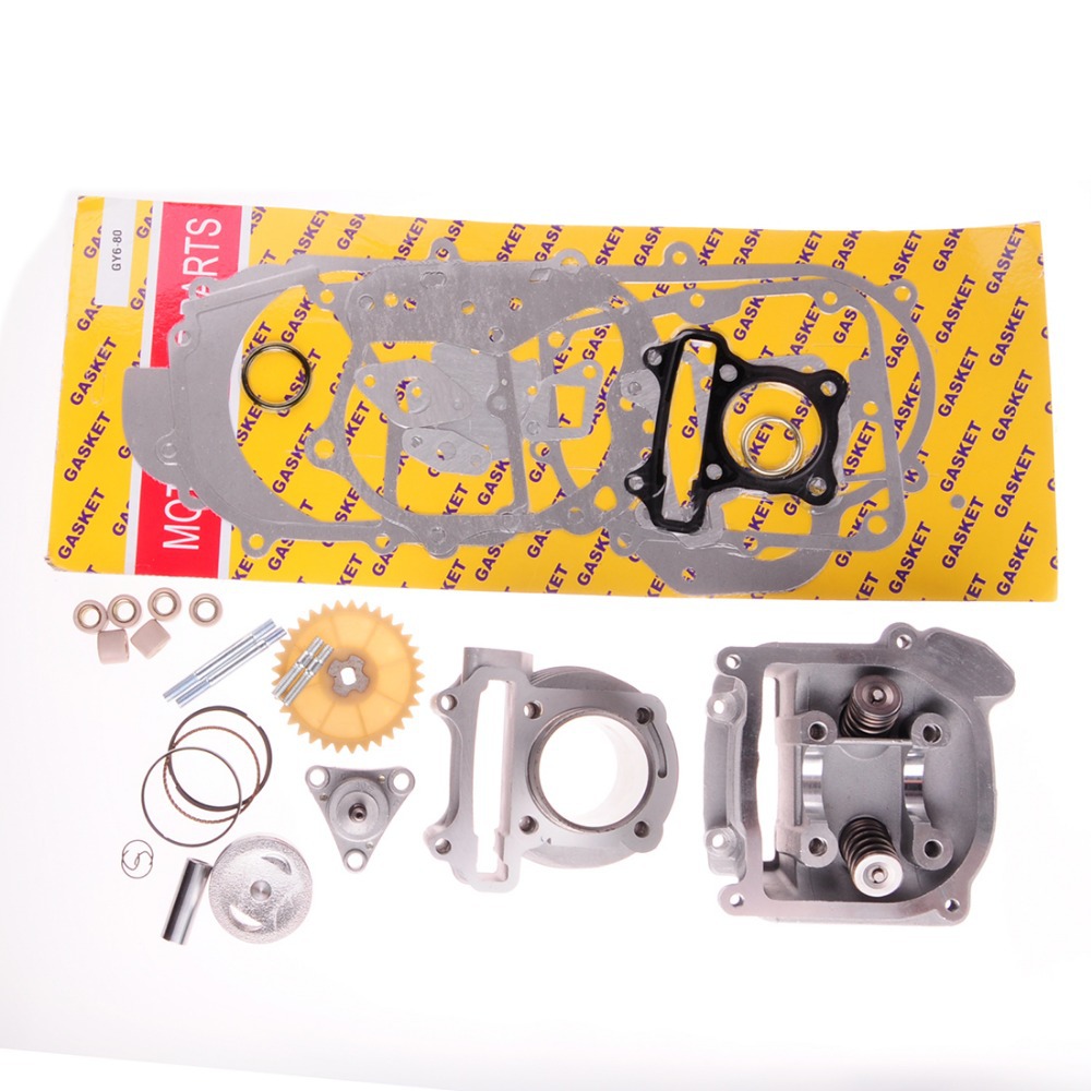 For 80cc Big Bore Kits 139QMB GY6 50cc Engine Valve 139QMA Scooter Moped Parts [PX18]