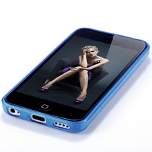5C Super Soft Transparent Case For Apple iphone5c Ultra Slim TPU Silicone Gel Cell Phone Back