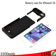 2200 мАч для iPhone 5 5S внешний портативный резервный аккумулятор зарядка банк силы чехол для iPhone 5 5S розница и опт