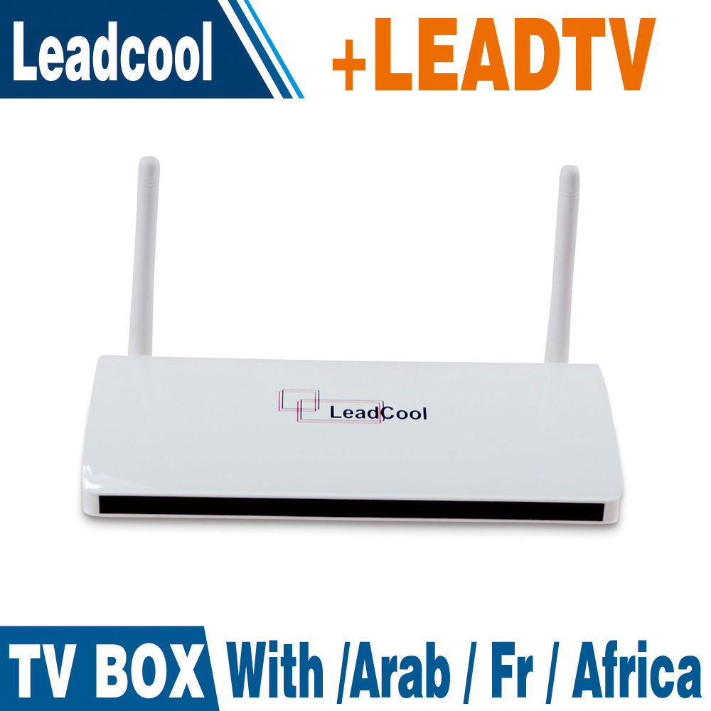 Iptv Set Top Box Leadcool Android Tv Box Android 4.4 With One Month Free Iptv Account Arabic French Channels French Sport Canal