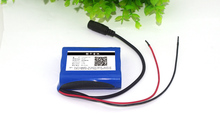 12 V 2600 mAh lithium-ion Battery 12.6 V to 11.1 V CCTV Camera Rechargeable battery pack