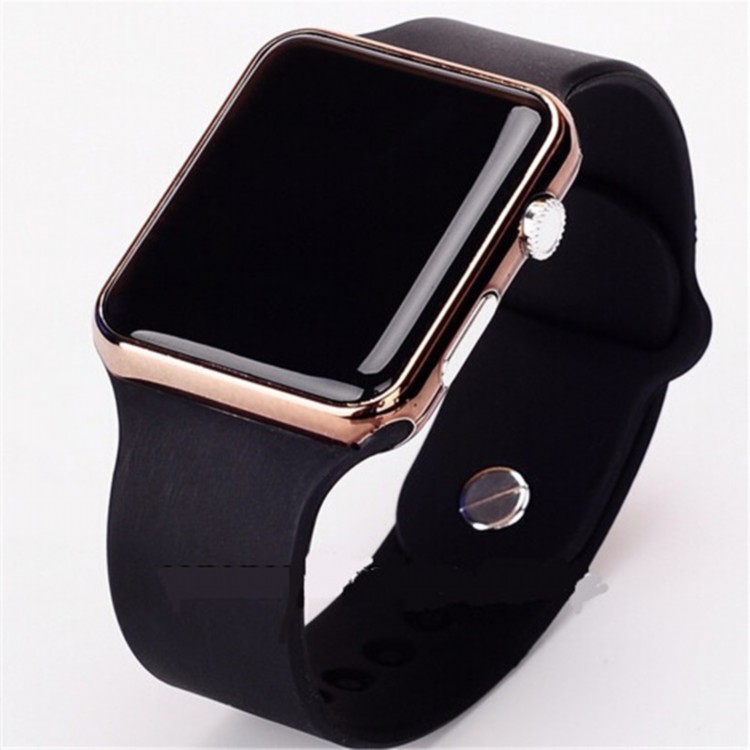 digital watch metal band