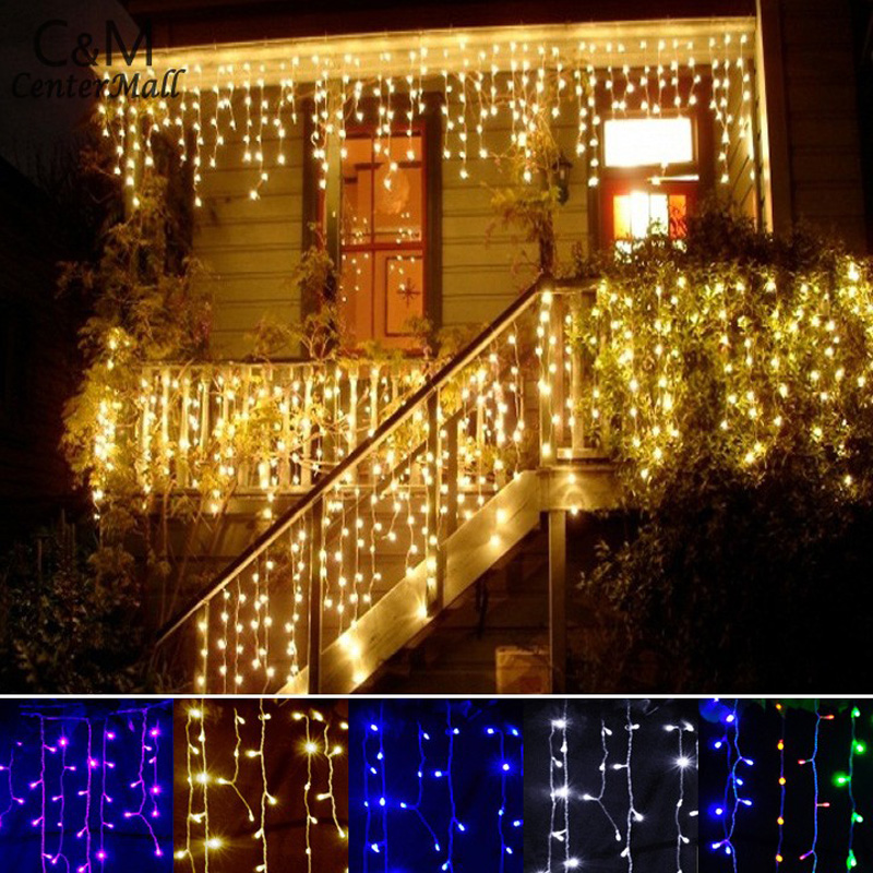 christmas outdoor decoration indoor 35m droop 03 05m curtain icicle led string lights - Outdoor Decorative Lights christmas outdoor decoration indoor 35m droop 03 05m curtain icicle led string lights - Outdoor Decorative Lights